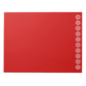 メモ帳の雪 ノートパッド (正面)