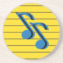 メモ帳の青い音符