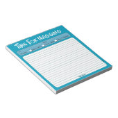 メモ帳の「Time for Naging」 ノートパッド (アングル)