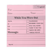 メモ帳を使用している間は編集可能 ノートパッド (正面)