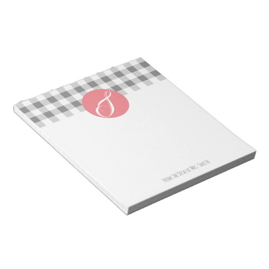 メモ帳ギフトパーソナライズされた先生のデスクから ノートパッド (アングル)