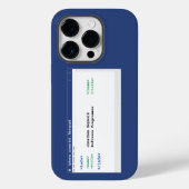 メモ帳コーダプログラマフォーマットComputer Scientist Case-Mate iPhoneケース (裏面)