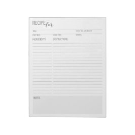 メモ帳シンプルのクリーン+レシピの詳細ページ ノートパッド