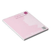 メモ帳テンプレートアフロディーテスパ&ブティック ノートパッド (アングル)