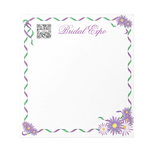 メモ帳テンプレートブライダルExpo ノートパッド (正面)