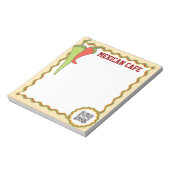 メモ帳テンプレートメキシコ料理 ノートパッド (回転)