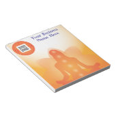 メモ帳テンプレートヨガ ノートパッド (アングル)