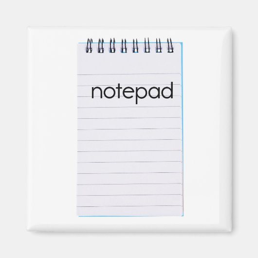 メモ帳マグネット マグネット (正面)