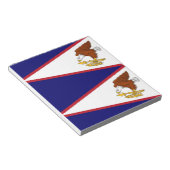 メモ帳（アメリカ合衆国サモア国旗） ノートパッド (アングル)