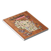 メモ帳 – ウィスコンシン晩餐クラブの地図 (アングル)