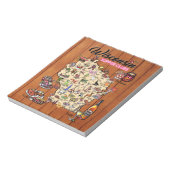 メモ帳 – ウィスコンシン晩餐クラブの地図 (回転)