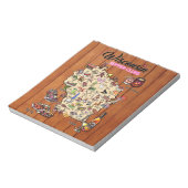 メモ帳 – ウィスコンシン晩餐クラブの地図 (回転)