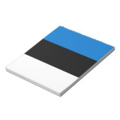 メモ帳（エストニア国旗） ノートパッド (回転)