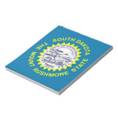 メモ帳(サウスダコタ州旗州) ノートパッド (回転)