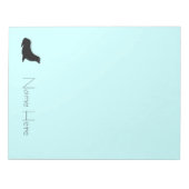 メモ帳 – シール（青） (正面)