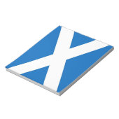 メモ帳（スコットランド国旗） ノートパッド (回転)