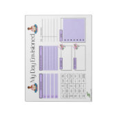 メモ帳：デザイン1 ノートパッド (回転)