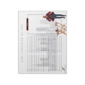 メモ帳：デザイン7 ノートパッド (回転)