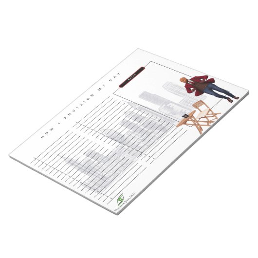 メモ帳：デザイン7 ノートパッド (アングル)