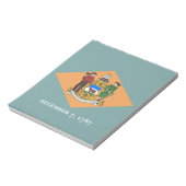 メモ帳(デラウェア州旗州) ノートパッド (回転)