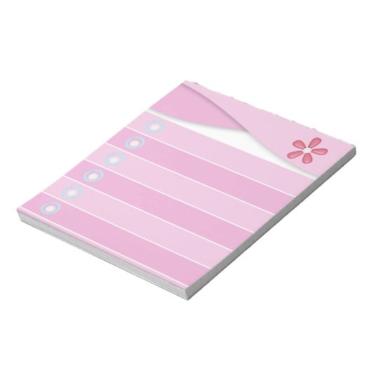 メモ帳 – ピンク (回転)