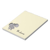 メモ帳 – ベビーゾウと名前 (回転)