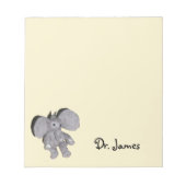 メモ帳 – ベビーゾウと名前 (正面)