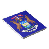 メモ帳(ミシガン州旗州) ノートパッド (アングル)