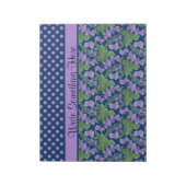 メモ帳/メモ帳:バイオリン、カスタマイズする水玉模様 ノートパッド (回転)