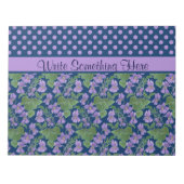 メモ帳/メモ帳:バイオリン、カスタマイズする水玉模様 ノートパッド (正面)