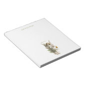 メモ帳：ヴィンテージクリスマスエンジェル ノートパッド (アングル)