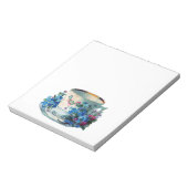 メモ帳：ヴィンテージTEACUP POST-IT NOTES ノートパッド (回転)