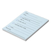 「メモ帳」先生 ノートパッド (回転)