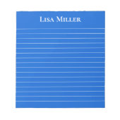 メモ帳 – 名前をカスタムする (正面)