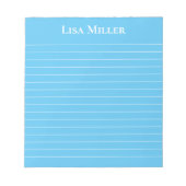 メモ帳 – 名前をカスタムする (正面)