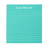 メモ帳 – 名前をカスタムする (正面)