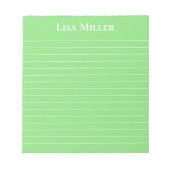 メモ帳 – 名前をカスタムする (正面)