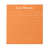 メモ帳 – 名前をカスタムする (正面)