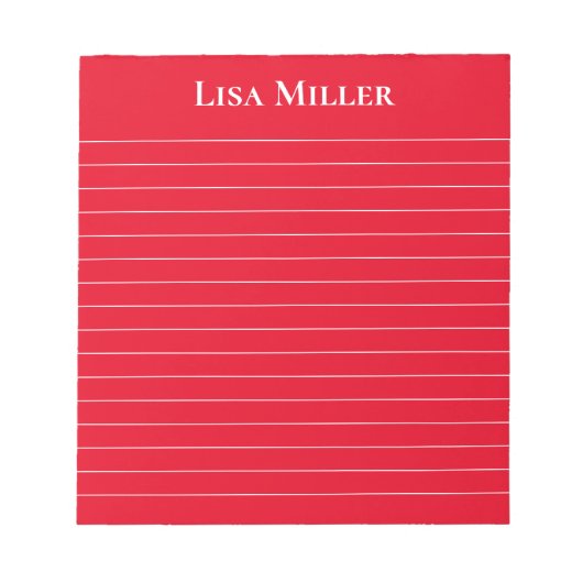 メモ帳 – 名前をカスタムする (正面)