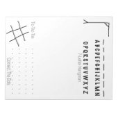 メモ帳 – 忙しゲーム (正面)