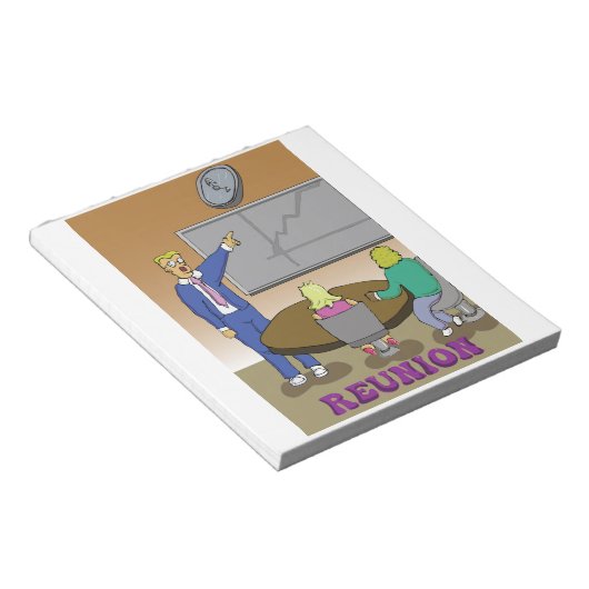 メモ帳 – 懇親会カバー(Bloco de botas - reuniao) (アングル)