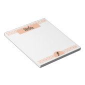 メモ帳：注モノグラムの(Notepad) ノートパッド (アングル)