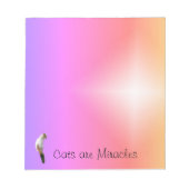 メモ帳 – 猫は奇跡の星（小） (正面)