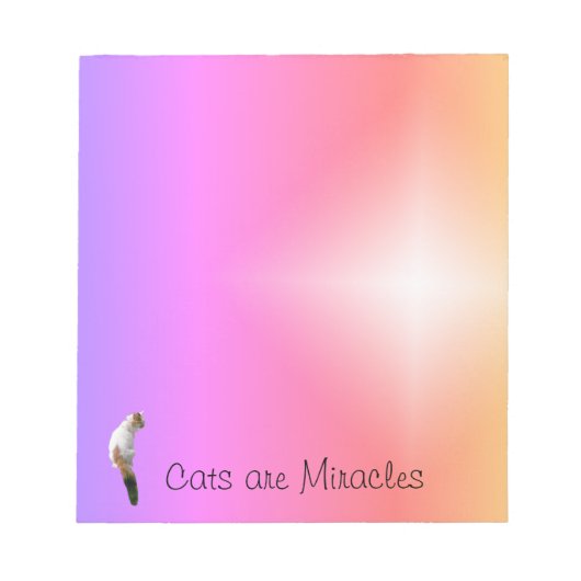 メモ帳 – 猫は奇跡の星（小） (正面)