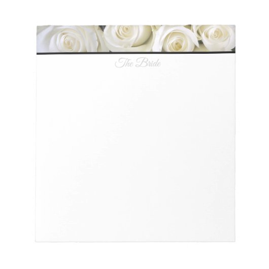 メモ帳 – 花嫁 (正面)