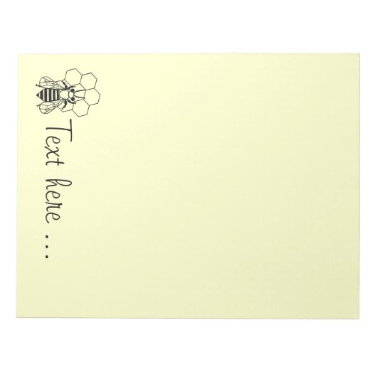 メモ帳 – Bee on Hinkic (large) (正面)