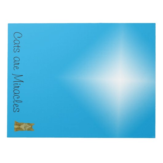 メモ帳 – Cats are Mircles (large) (正面)