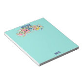 メモ帳 (Floral Blue-Notes2) RFPMDesigns 2024 (アングル)