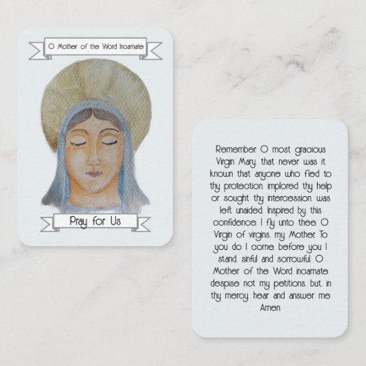 メモ祈りの言葉カード 名刺 (正面/裏面)