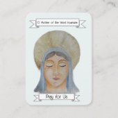 メモ祈りの言葉カード 名刺 (正面)